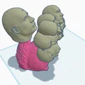 Mô hình chú sóc nhiều đầu độc lạ - In 3D sáng tạo - Thumbnail 4