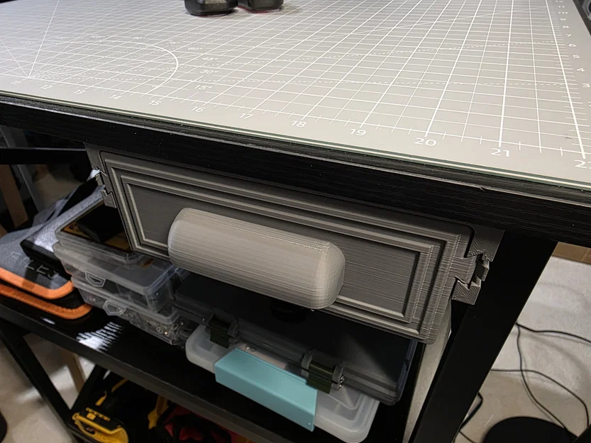LatchDrawer Mini – Ngăn kéo lưu trữ gọn dưới bàn có chốt gài - Image 6