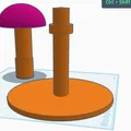 Giá treo mũ bảo hiểm xe máy - Thiết kế 3D vững chãi, tiện lợi - Thumbnail 1