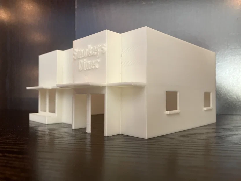 Matchbox Display Restaurnant – Mô hình quán ăn mini trưng bày xe - Image 4