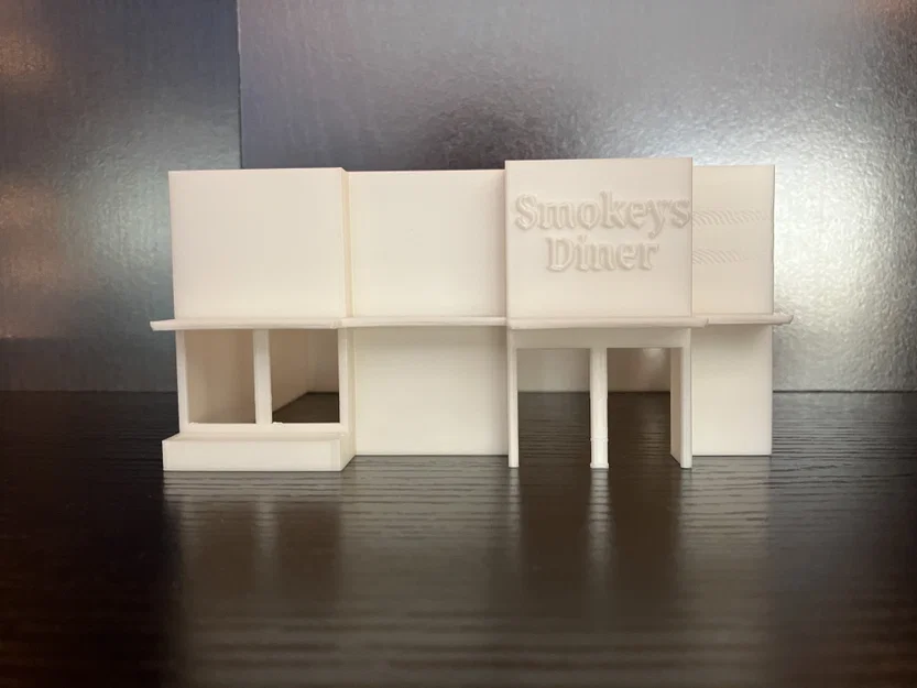 Matchbox Display Restaurnant – Mô hình quán ăn mini trưng bày xe - Image 5