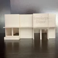 Matchbox Display Restaurnant – Mô hình quán ăn mini trưng bày xe - Thumbnail 5