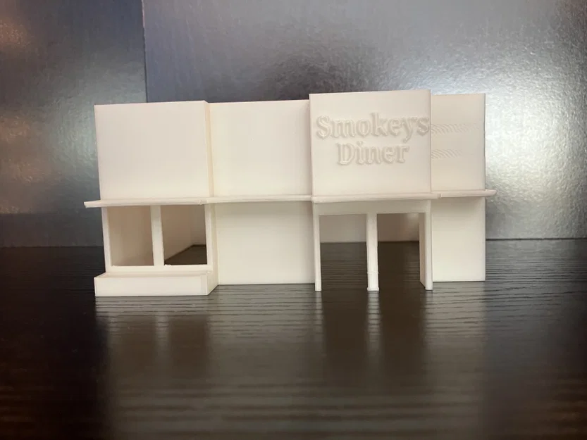 Matchbox Display Restaurnant – Mô hình quán ăn mini trưng bày xe - Image 6