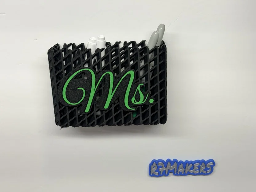 R7 Lattice Giỏ Nam Châm Đựng Bút Lông Bảng | Mr./Mrs./Ms. | R7Makers - Image 1