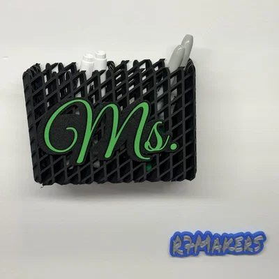 R7 Lattice Giỏ Nam Châm Đựng Bút Lông Bảng | Mr./Mrs./Ms. | R7Makers
