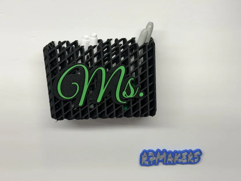 R7 Lattice Giỏ Nam Châm Đựng Bút Lông Bảng | Mr./Mrs./Ms. | R7Makers - Image 3