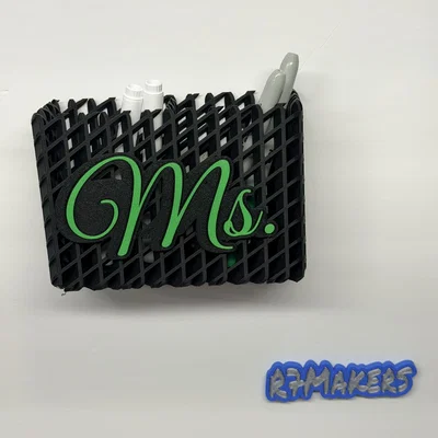 R7 Lattice Giỏ Nam Châm Đựng Bút Lông Bảng | Mr./Mrs./Ms. | R7Makers