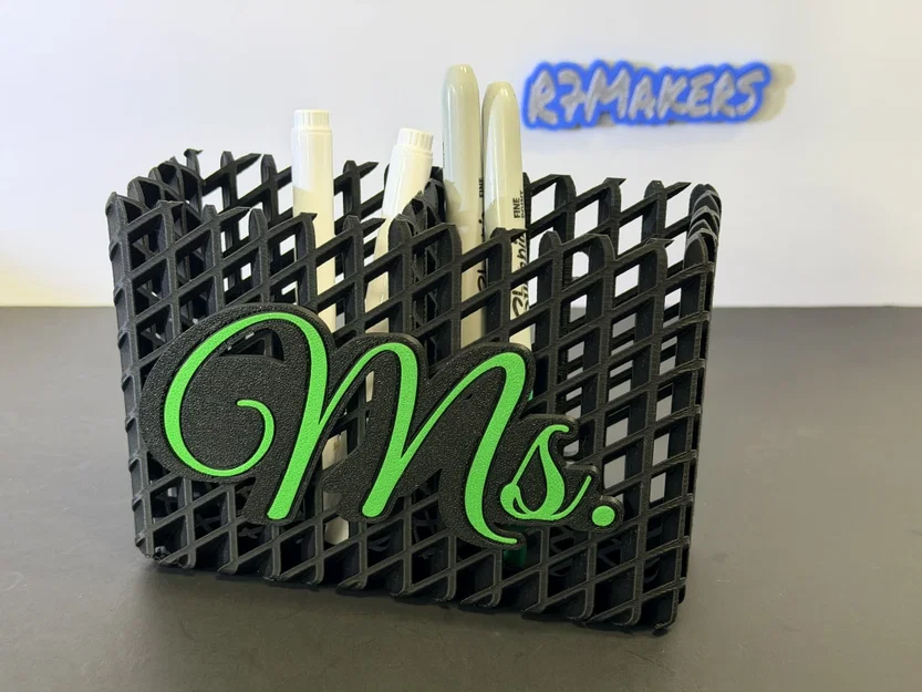 R7 Lattice Giỏ Nam Châm Đựng Bút Lông Bảng | Mr./Mrs./Ms. | R7Makers - Image 5