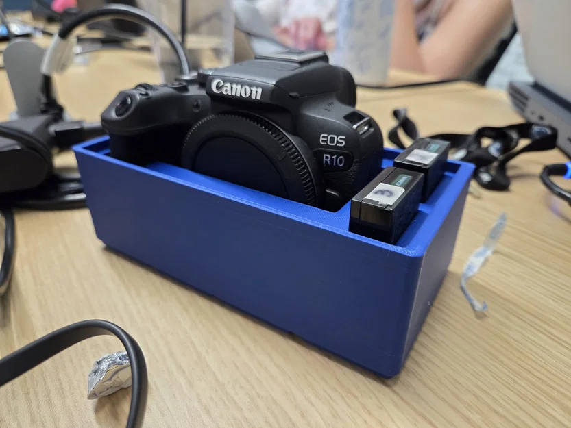 Hộp Gridfinity cho EOS R10 (EOS R10 Gridfinity container) - Image 2