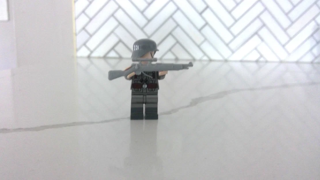 Mô hình súng trường Mauser 98 kèm ống ngắm cho minifigure - Image 1