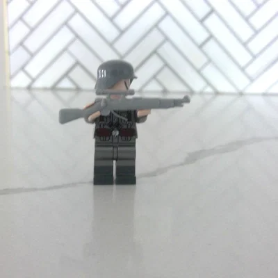 Mô hình súng trường Mauser 98 kèm ống ngắm cho minifigure