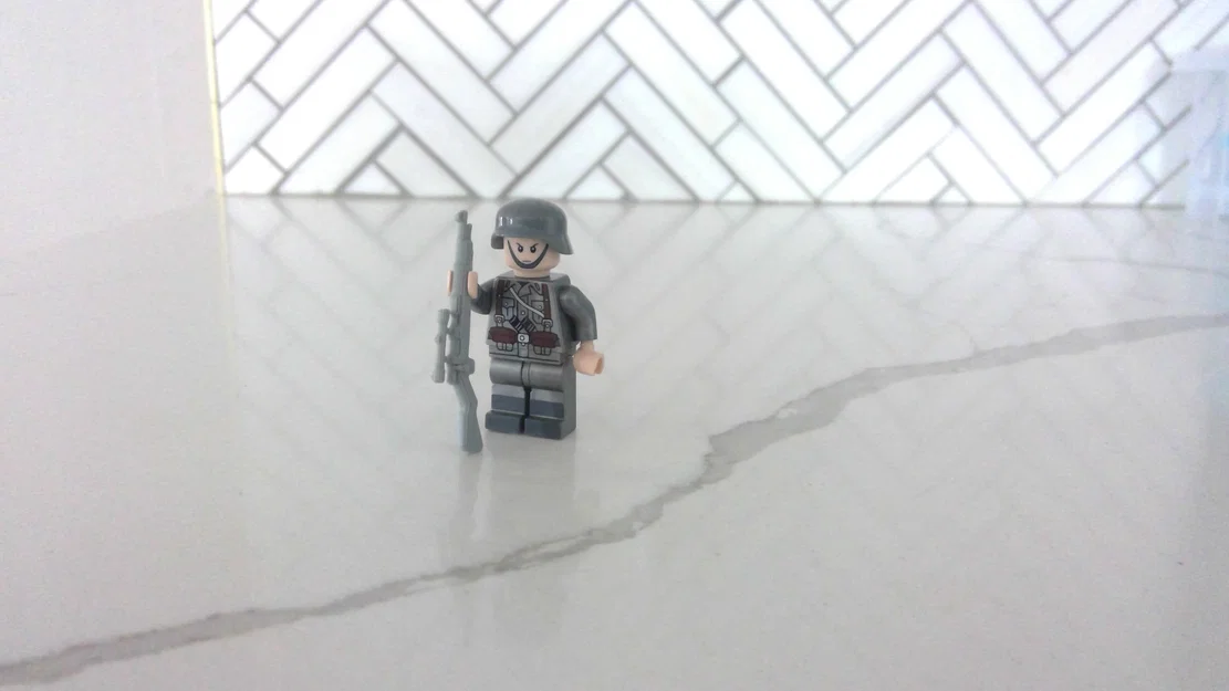 Mô hình súng trường Mauser 98 kèm ống ngắm cho minifigure - Image 2