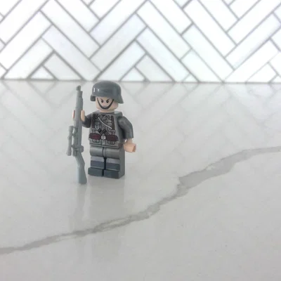 Mô hình súng trường Mauser 98 kèm ống ngắm cho minifigure