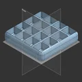 Khay ươm cây, trồng sen đá nhiều ngăn in 3D cực tiện lợi - Thumbnail 1