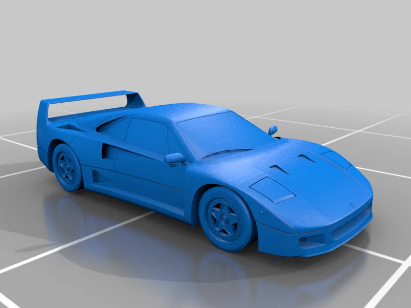 Mô hình siêu xe Ferrari F40 huyền thoại - File in 3D chất lượng cao - Image 2