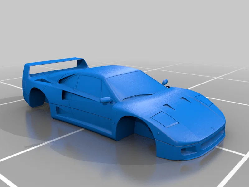 Mô hình siêu xe Ferrari F40 huyền thoại - File in 3D chất lượng cao - Image 3