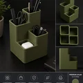 Organizer để bàn dạng module – Kệ lưu trữ 4 ngăn (STL) - Thumbnail 1