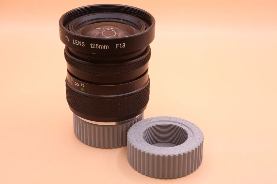 Nắp sau ống kính C-Mount heavy duty khoang sâu (12mm) - Image 1
