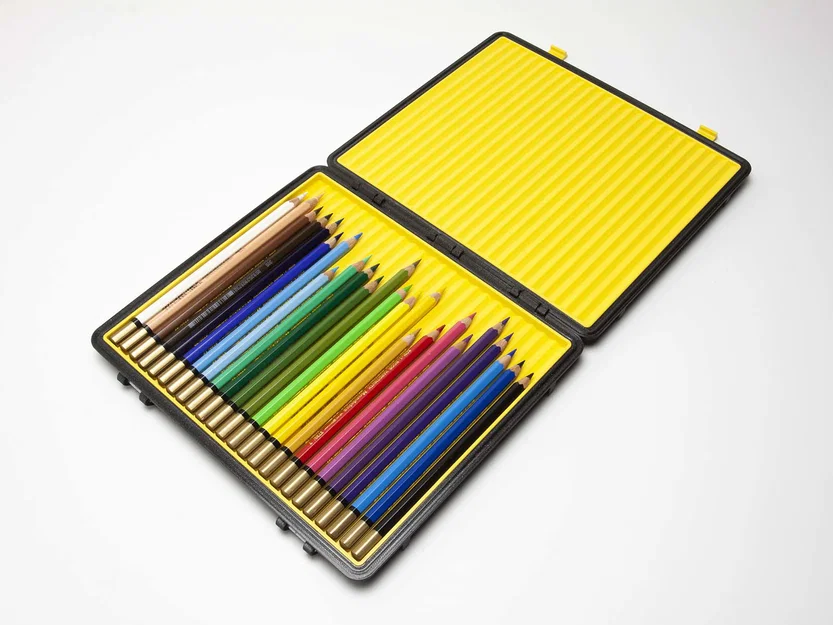 Hộp đựng bút chì 24 ngăn (Large Heavy-duty Pencil Case 24) bền đẹp - Image 1