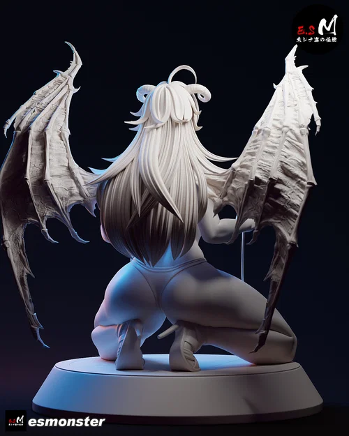 Mô hình 3D nhân vật Succubus quyến rũ - Tượng nữ quỷ chi tiết cao - Image 4