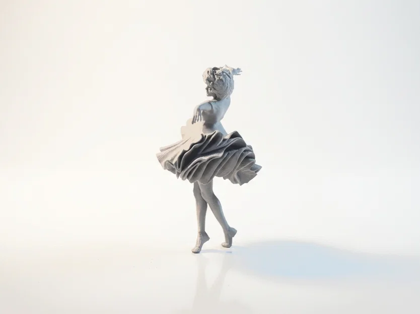 Tượng Bé Nhảy Múa Chibi Dễ Thương – 3D Printable - Image 2