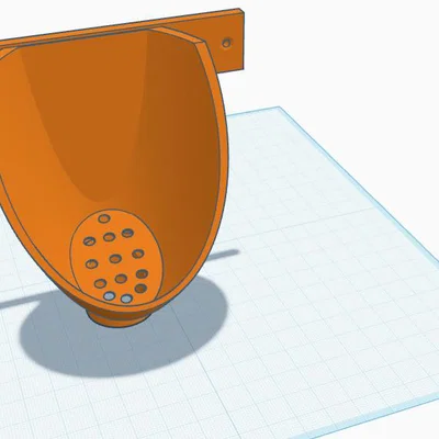 Bồn tiểu cá nhân treo tường 3D thiết kế tiện dụng