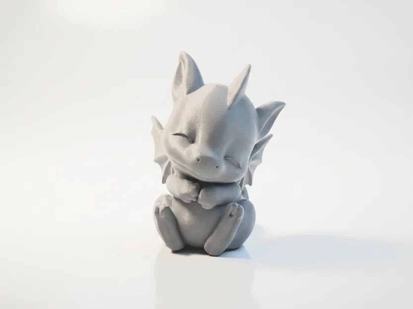 Tượng Rồng Con Chibi Dễ Thương - Mẫu 3D Printable - Image 1