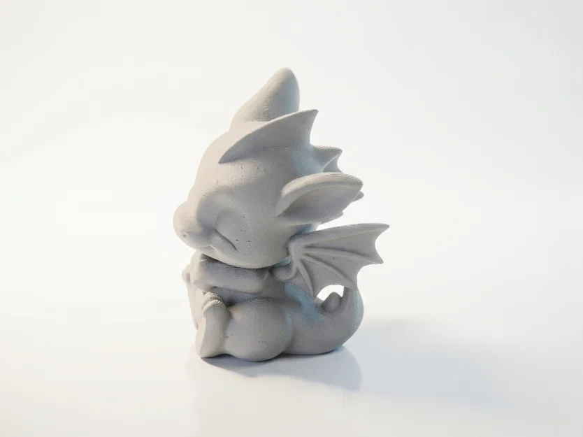 Tượng Rồng Con Chibi Dễ Thương - Mẫu 3D Printable - Image 2