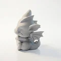 Tượng Rồng Con Chibi Dễ Thương - Mẫu 3D Printable - Thumbnail 2