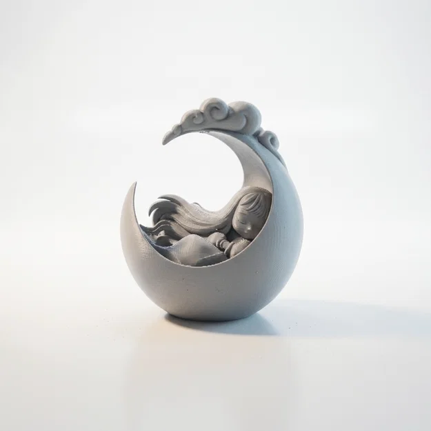Mô Hình Baby Crescent Figurine Chibi & Cute 3D Printable - Image 1