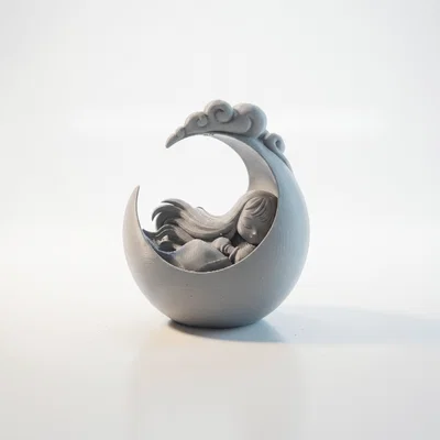 Mô Hình Baby Crescent Figurine Chibi & Cute 3D Printable