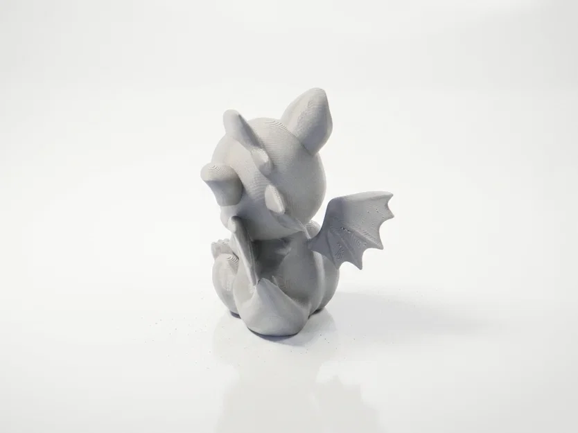 Tượng Rồng Con Chibi Dễ Thương - Mẫu 3D Printable - Image 3