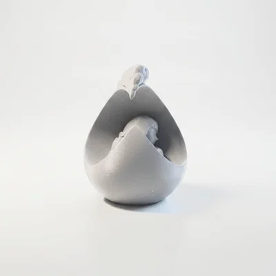 Mô Hình Baby Crescent Figurine Chibi & Cute 3D Printable