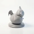Tượng Rồng Con Chibi Đang Ngủ – Mẫu 3D In Được (STL) - Thumbnail 2