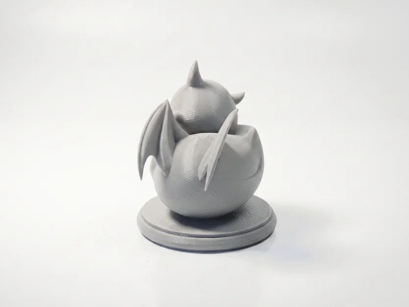 Tượng Rồng Con Chibi Đang Ngủ – Mẫu 3D In Được (STL) - Image 3