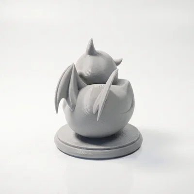 Tượng Rồng Con Chibi Đang Ngủ – Mẫu 3D In Được (STL)