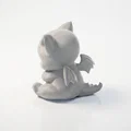 Tượng Rồng Con Chibi Dễ Thương 3D Printable (STL) - Baby Dragon Figurine - Thumbnail 3
