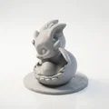 Tượng Baby Dragon Chibi Cute – Mẫu 3D Printable (STL) - Thumbnail 3