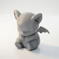 Tượng Rồng Con Chibi Dễ Thương 3D Printable (STL) - Baby Dragon Figurine - Thumbnail 4