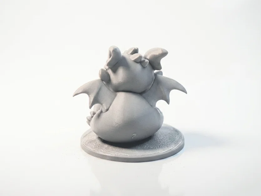Tượng Baby Dragon Chibi Cute – Mẫu 3D Printable (STL) - Image 4
