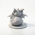 Tượng Baby Dragon Chibi Cute – Mẫu 3D Printable (STL) - Thumbnail 4