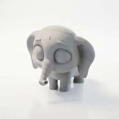 Tượng Voi Con Chibi Dễ Thương – Mẫu 3D Printable (STL)