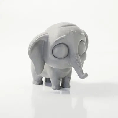 Tượng Voi Con Chibi Dễ Thương – Mẫu 3D Printable (STL)