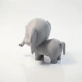 Tượng Voi Con Chibi Dễ Thương – Mẫu 3D Printable (STL) - Thumbnail 4