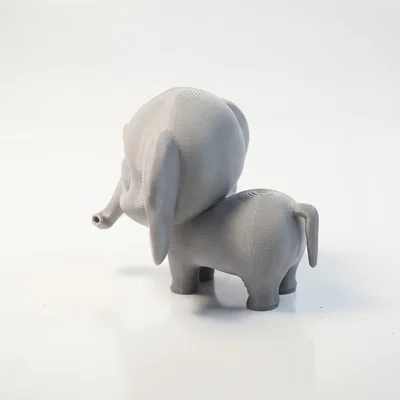 Tượng Voi Con Chibi Dễ Thương – Mẫu 3D Printable (STL)