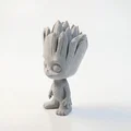 Tượng Baby Groot Chibi Dễ Thương – Mẫu 3D Printable (STL) - Thumbnail 2