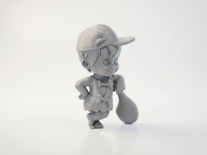 Mô Hình Baby Flintstone Chibi Figurine 3D Printable - Image 4