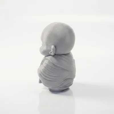 Tượng Chú Tiểu Em Bé Chibi Dễ Thương In 3D (STL Printable)