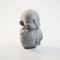 Tượng Chú Tiểu Em Bé Chibi Dễ Thương In 3D (STL Printable) - Thumbnail 4