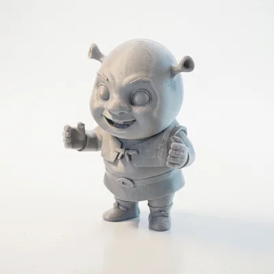 Tượng Baby Shrek Chibi Cute – Mẫu 3D Printable (STL) để In